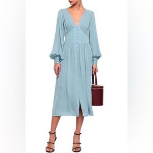 JOIE Kyria Gathered Silk Dress